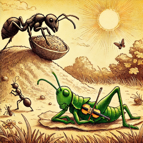 The Ant & The Grasshopper