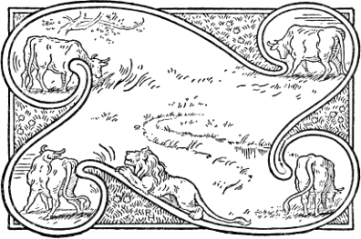 The Four Oxen & The Lion