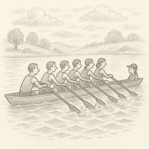 The Team of Rowers