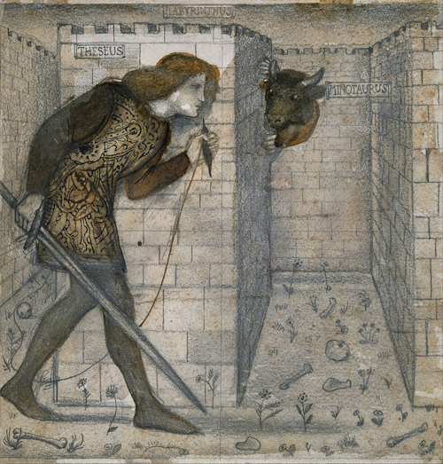 Theseus in the Minotaur's Labyrinth